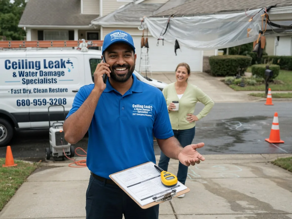 Ceiling Leak Cleanup Buckingham, IA FAQs